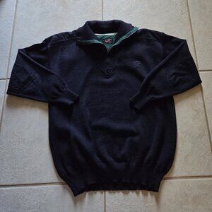 Paul & Shark Men's Navy - 3/4 Zip-Up Sweater